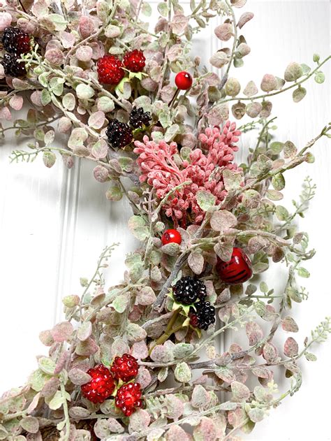 Extra Large Luxury Berry Wreaths Front Door Wreath Elegant Etsy