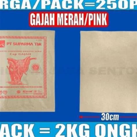 Jual Kertas Nasi Coklat Cap Gajah 250 Lembar JUAL Shopee Indonesia