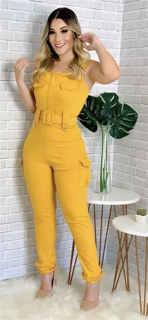 Pin de best 17 em Jumpsuit Macacão casual feminino Macaquinhos da