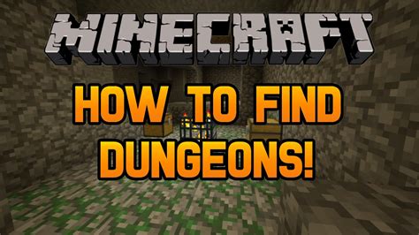 Minecraft How To Find Dungeons In Under 5 Minutes Youtube