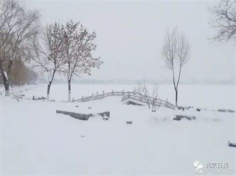 北京暴雪蓝色预警！局地积雪已达5厘米，大雪来了，大雾也来了 北晚新视觉