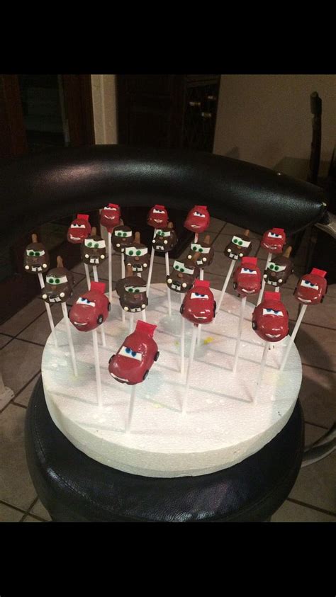 Cars Cake Pops Decorated Cake By Rhona Cakesdecor