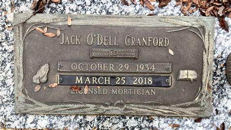 Jack O Dell Cranford 1934 2018 Find A Grave Memorial