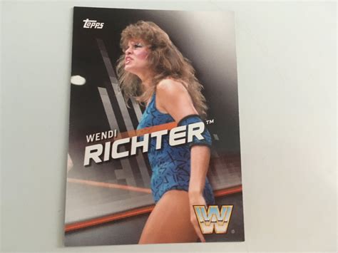 Wendi Richter 2016 Topps Woman S Diva Revolution Wwe Wrestling Card 1