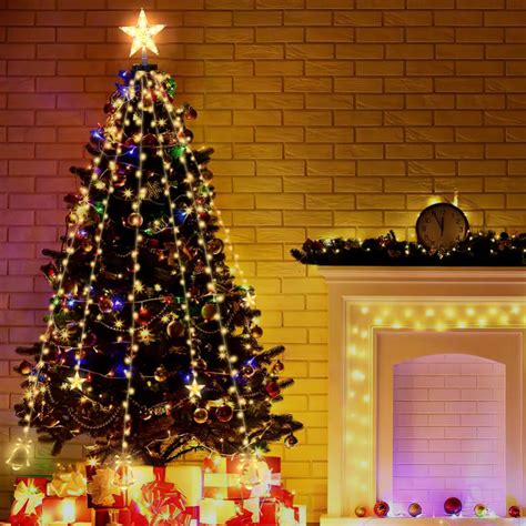 Guirlande Lumineuse 250 LEDs pour Sapin de Noêl Colorée Pour Noël avec