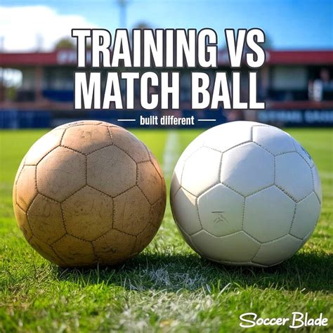 Training Soccer Ball Vs Match Ball