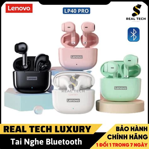 Tai Nghe Bluetooth Lenovo Lp40 Pro Think Plus Nhét Tai Không Dây Chống ồn Tws 51 Lp40pro Bass