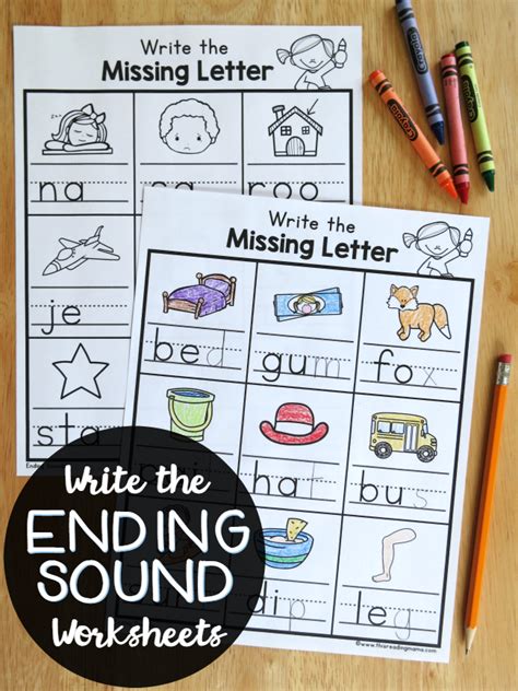 Ending Sounds Worksheets Practice And Master Final Sounds