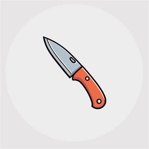 Premium Vector Knife Illustration Cartoon Drawing Vector Design