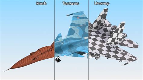 Sukhoi Su 33 Russian Navy Multirole Fighter 3d Model 129 Fbx Gltf