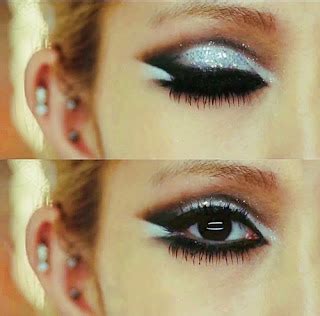 an american honey: Glitter smokey eye tutorial.