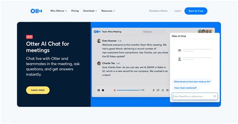 Otter AI Free AI Meeting Note Taker