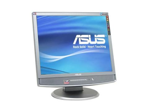 ASUS 17 TFT LCD SXGA LCD Monitor 5 Ms 1280 X 1024 D Sub MB17SE