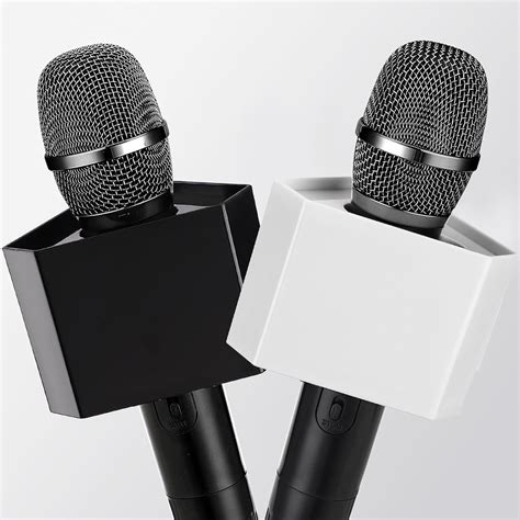 THESG-2025 New Microphone Flag Station, Portable Cube Hexagon Mic Flags