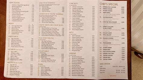 Menu At Chung King Express Gourmet Chinese Food Restaurant Fort Wayne