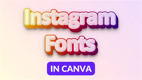 Best Canva Fonts for Instagram - Template Fonts