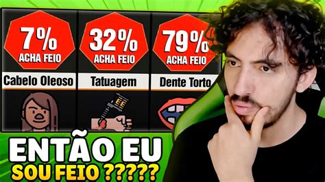 Você é Feio Segundo A Estatística Andrezitos Leozin React Youtube