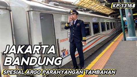 Dinas Kereta Api Argo Parahyangan Spesial Tambahan Kondektur Kereta