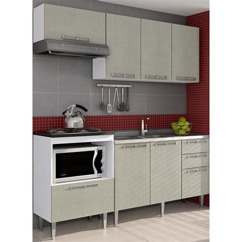 Conjunto Cozinha Mia Coccina Art In Móveis Nude Leroy Merlin