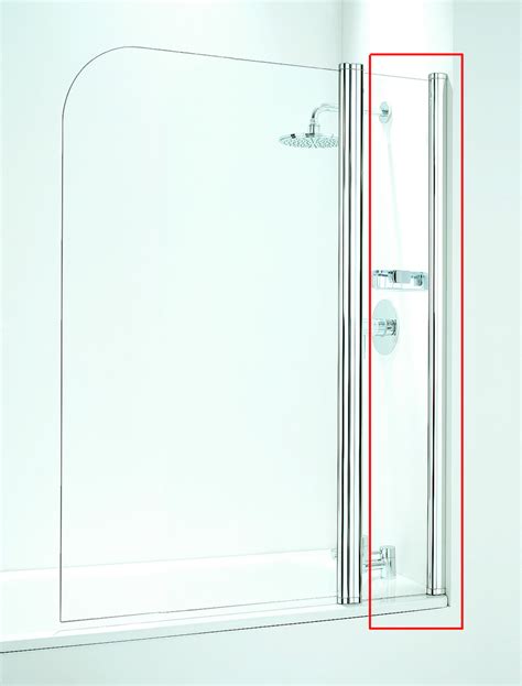 Coram Bath Screen Extension 1400mm X 250mm Chrome Spb25cuc Spare