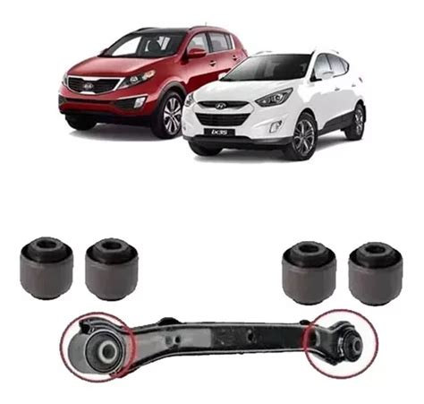 Kit Buchas Bra O Tensor Suspen Traseira Kia Sportage Frete Gr Tis