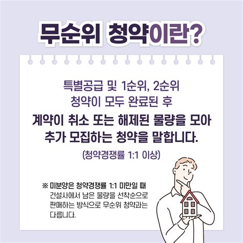 무순위 청약 조건 이렇게 달라진다