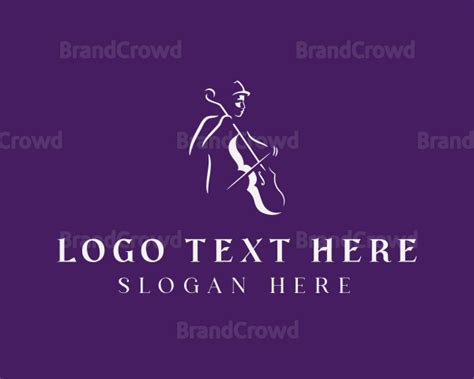 Cello Instrument Musician Logo | BrandCrowd Logo Maker