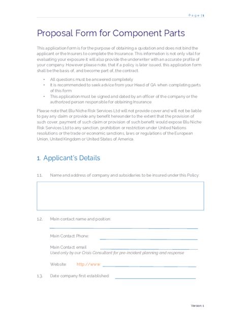 Fillable Online PCI Proposal Form Formatted Fax Email Print PdfFiller