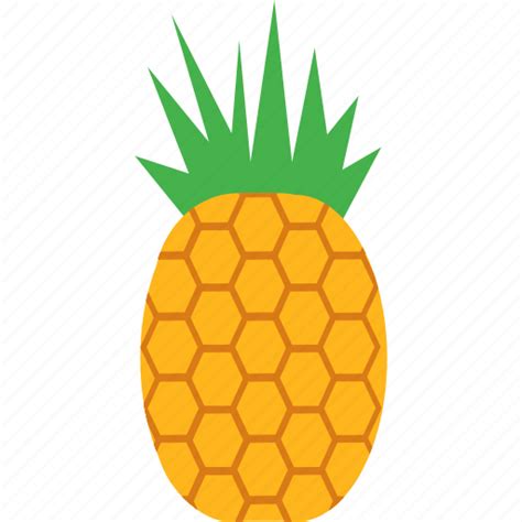 Food Fresh Fruit Healthy Pineapple Icon