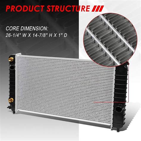 Sale Radiator V Radiator For Gmc Jimmy Sonoma Chevy Blazer S Olds