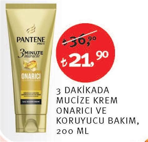 Pantene Dakikada Mucize Krem Onar C Ve Koruyucu Bak M Ml