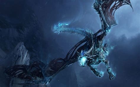 Dragon Digital Wallpaper World Of Warcraft Wrath Of The Lich King