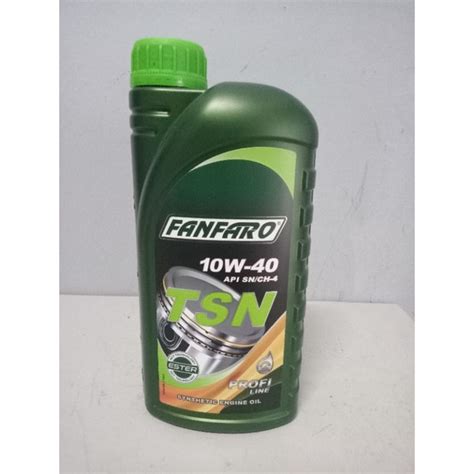 Original FANFARO TSN 10w40 Synthetic FF6704 1 ESTER API SN CH 4 1L