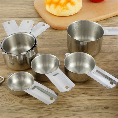 Stainless Steel Measuring Cups Set - Kitchenware Crew