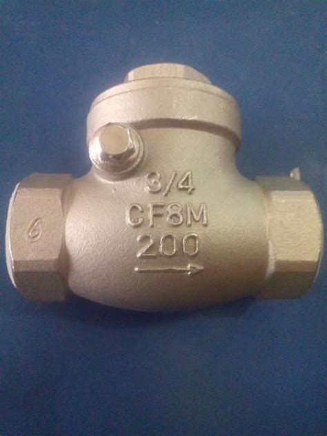 Jual Swing Check Valve Ss 316 1 Drat Stainless Cf8m 200 Wog Screw End