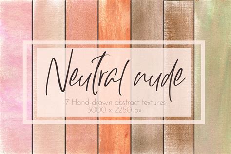 Neutral Nude Textures By Art S And Patterns Thehungryjpeg