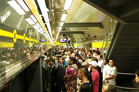 Princ Pio De Tumulto Na Linha Amarela Do Metr Nesta Quarta