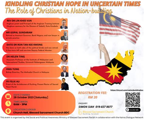 The Roman Catholic Archdiocese Of Kuching Kindling Christian Hope In