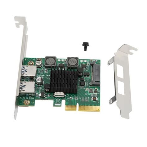 Fdit Carte PCIe Vers USB 3 1 Carte D Extension PCIe Vers USB3 1 2 Ports