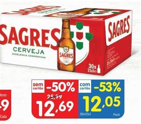 Promoção Cerveja sagres em Minipreço