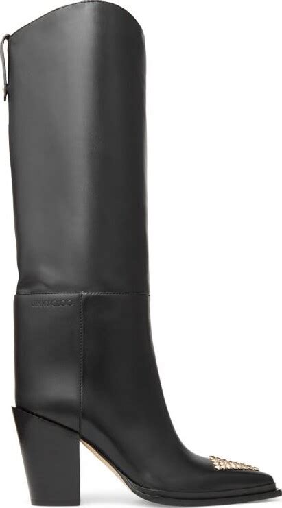 Jimmy Choo Cece Leather Knee High Boots Shopstyle