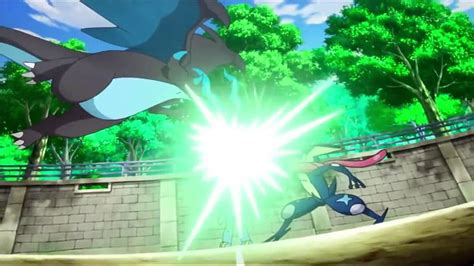 Ash Vs Alain Full Fight Ash Greninja Vs Mega Charizard X Pokemon Xyz Dailymotion Video Hd