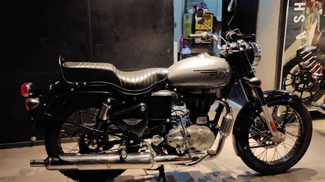 2022 Royal Enfield Bullet X 350 Efi Silver Colour Price Detailed Review Youtube