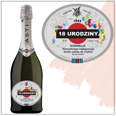 BALONY MARTINI ASTI PREZENT NA URODZINY Prezent Na Urodziny Prezent