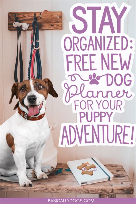 dog planner stay organized  enjoy life   pet