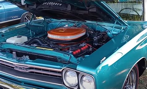 Perfectly Restored Plymouth Hemi Gtx In Q Turquoise Is Pure Eye