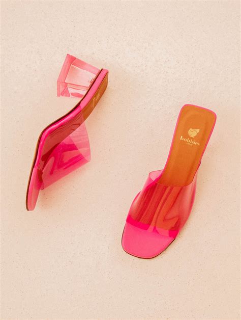 Heeled Sandals Margot Jelly Pink Women Bobbies