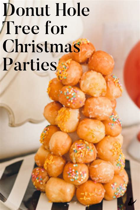 This Donut Hole Tree Is The Perfect Idea For Any Holiday Party It Is