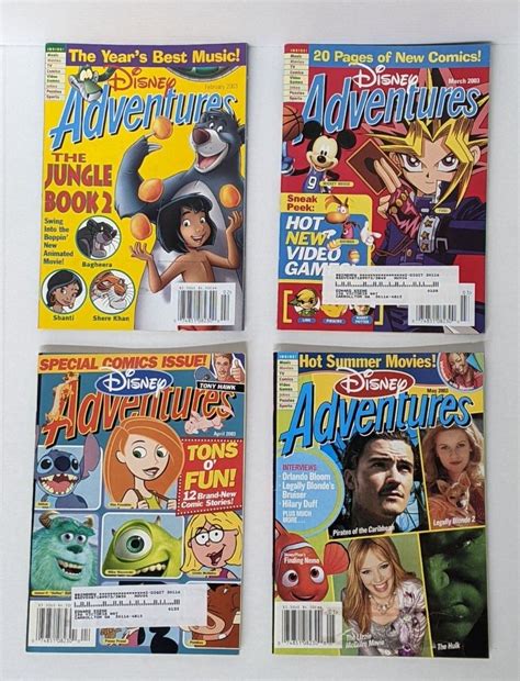 disney adventures vintage magazine lot  issues partial year