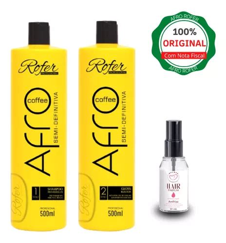 Progressiva Alisa Afro Rofer Kit Super Liso Brinde Mercadolivre